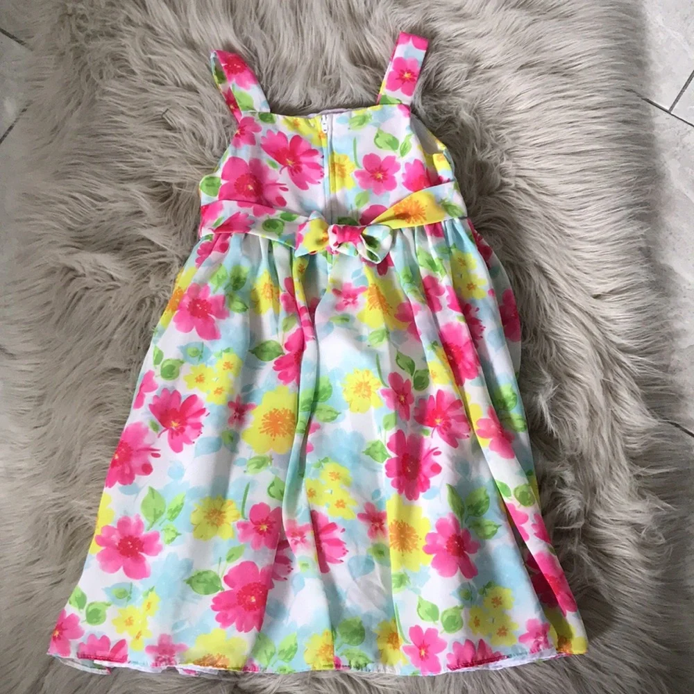 JESSICA ANN Girls Special Occasions Floral Summer Dress | 6